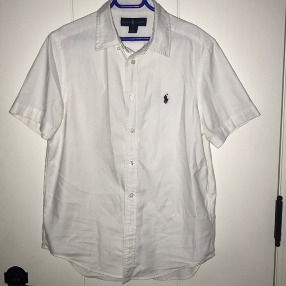 Brand new boys Ralph Lauren white collard shirt - Picture 1 of 4